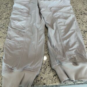 lululemon athletica Light Gray Lined Dance Studio Pants